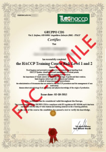 attestato haccp online