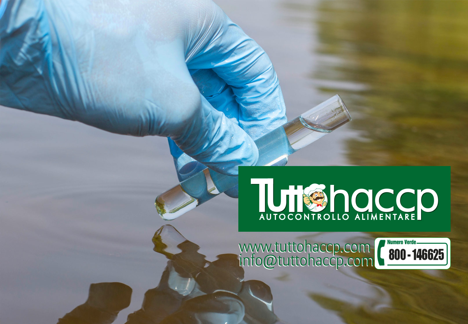 prelievo acqua reflua da analizzare